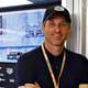 Patrick Dempsey at a Formula 1 race in 2019